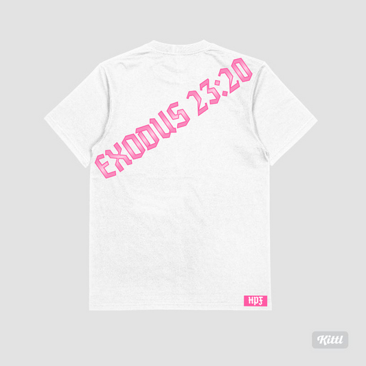 "EXODUS 23:30" white tee