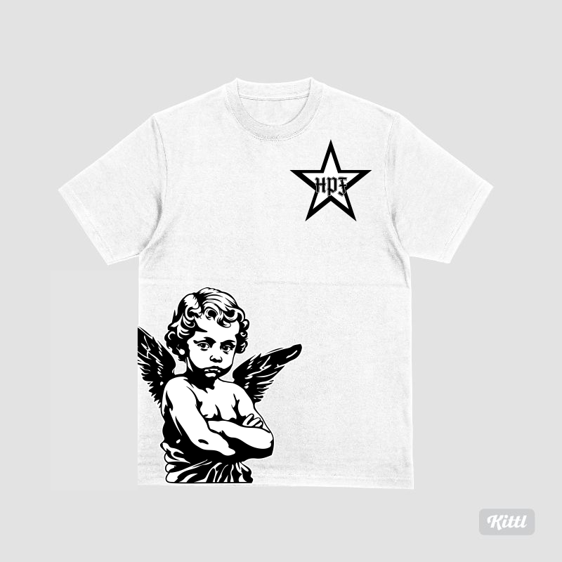 "hpf" white tee