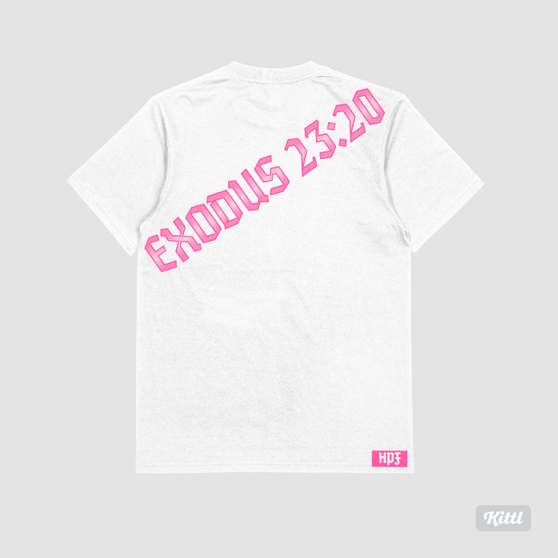 "EXODUS 23:30" white tee